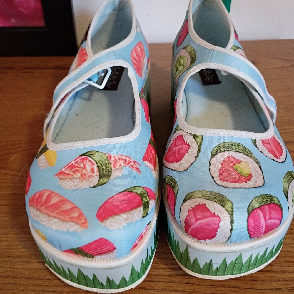 Hot chocolate design sushi Platforms 🍣 size 40/10